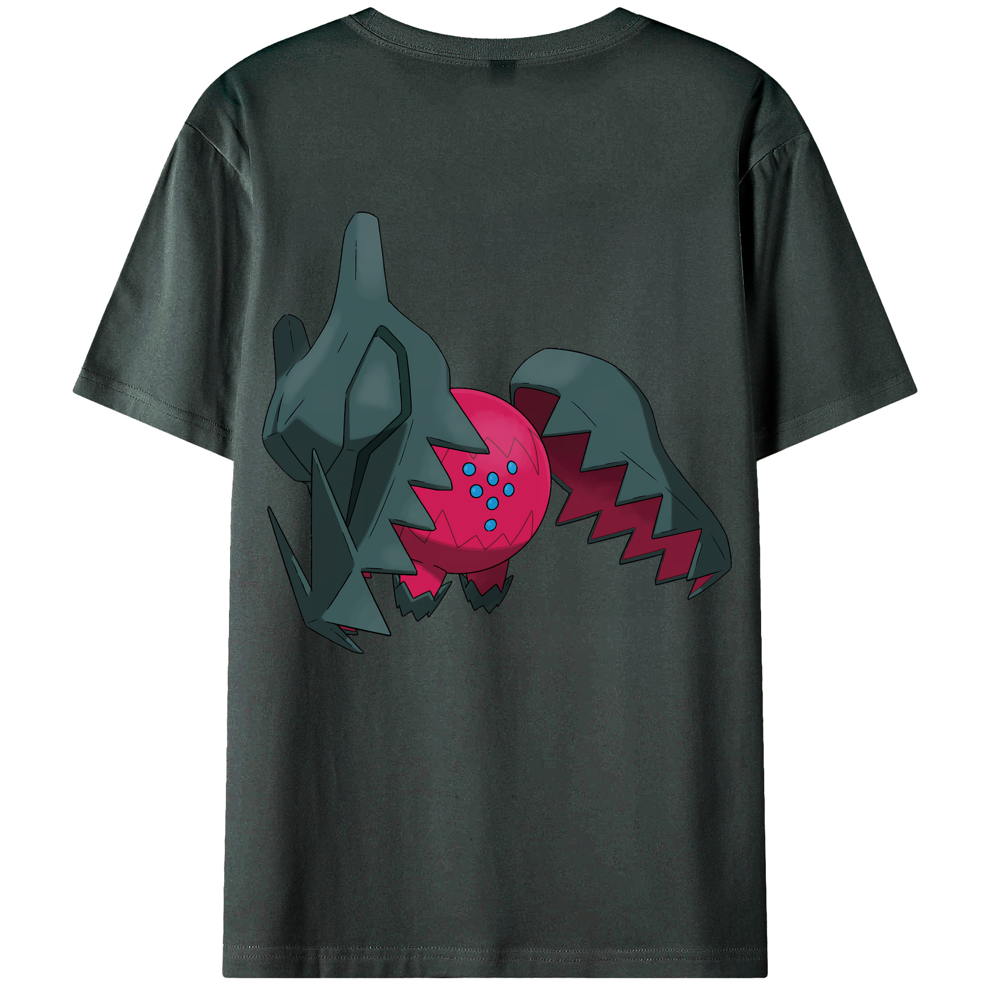 （画像用） ポケットモンスター Pokémon 綿100％ メンズ半袖Tシャツ（バックプリント） 通気性